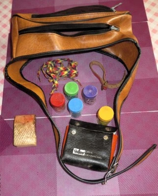 Langlauf-Gürteltasche, Bauchtasche, Hüfttasche DDR, mit Langlaufwachs - Bild 1 von 4