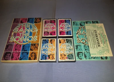 THEY SANG THE SONGS CASSETTE TAPE BOX SET - Image 1 of 2