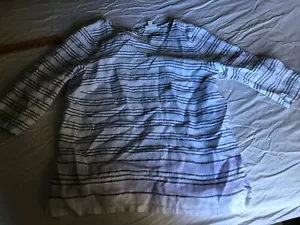 J Jill Womens 100% Linen Blouse Top Shirt Tunic M - Picture 1 of 5