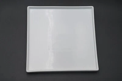 CB2 Bento All White Square Stoneware Dinner Plate, Salad Plate, Bowl *PICK* - Image 1 of 2