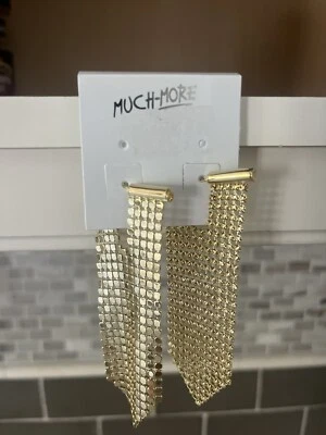 Gold Dangle Hanging Earings - Image 1 of 2