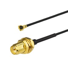 IPX IPEX U.FL MHF4 to RP SMA female jack pigtail cable 0.81mm for PCI WIFI Card