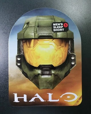 Pantalones Cortos para Dormir Microsoft Bungie Halo 2009 Sin Abrir Para Hombre Azul Marino Pequeños De Colección Nuevos Foto 1 de 4