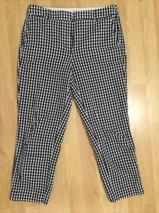 Karierte Damenhose J CREW Größe 4 neu ohne Etikett leichte Schrittlänge 25” - Bild 1 von 4