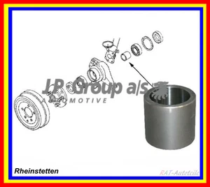 2xJP Distanzhülse, Radlager Hinterachse (8151250800) VW Transporter T2 T3 - Bild 1 von 1