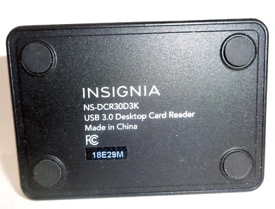 INSIGNIA NS-DCR30D3K USB 3.0 Desktop Card Reader - Image 1 of 4