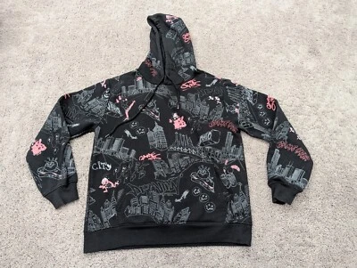 Moletom com capuz Forever 21 masculino médio pulôver grafite jogo sobre Halloween - Imagem 1 de 4