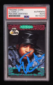L.L. Cool J Signed 1991 Pro Set YO! MTV Raps Complete Series #45 (PSA) - Picture 1 of 2