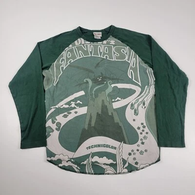 Camisa de béisbol vintage CHERNABOG Disneyland Disney's Fantasia Technicolor XL Y2K Foto 1 de 4