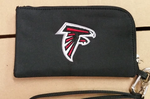 Atlanta Falcons ID Wallet Wristlet Cell Phone Case Charm 14 Purse Cover