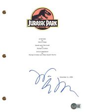 Jeff Goldblum Signed Autograph Jurassic Park Movie Script Screenplay Beckett COA