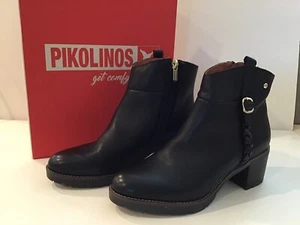 Pikolinos Llanes Black Boots, Size 38 (7.5) Brand New - Picture 1 of 4