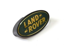 LAND ROVER DEFENDER 90 / 110 FRONT GRILLE OVAL BADGE LAND ROVER GREEN MXC6402