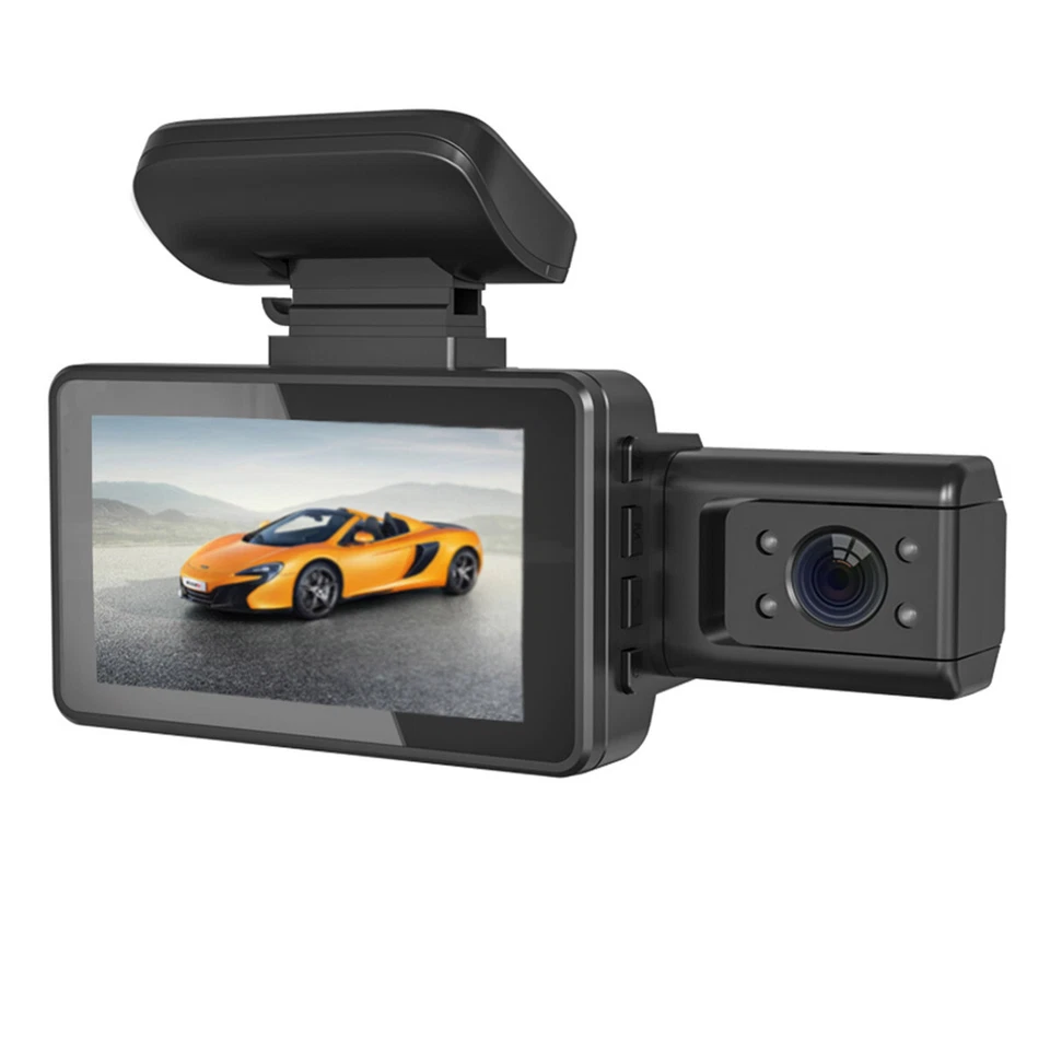 3in Dash Cam Car Dual Lens Video Recorder Camera Night Vision Loop Recording Foto 1 de 4