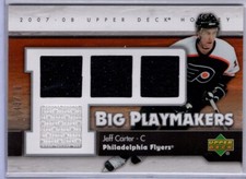 2007-08 Upper Deck Big Playmakers #BPJC Jeff Carter 43/50 *S430