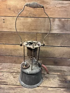 ANTIQUE VINTAGE OTTO BERNZ CO NO 1 HEATER STOVE Newark NJ Burner Camping Coleman - Picture 1 of 20