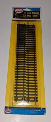 HO Scale Model Power 9" Brass Straight Track 4 pcs #21 NEW IN PACKAGE NIP  - Image 1 of 4