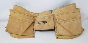 McGuire-Nicholas Arbeitskleidung Zimmermann Gürtel Wildleder Leder Werkzeugtasche Hammerschlaufe - Bild 1 von 12