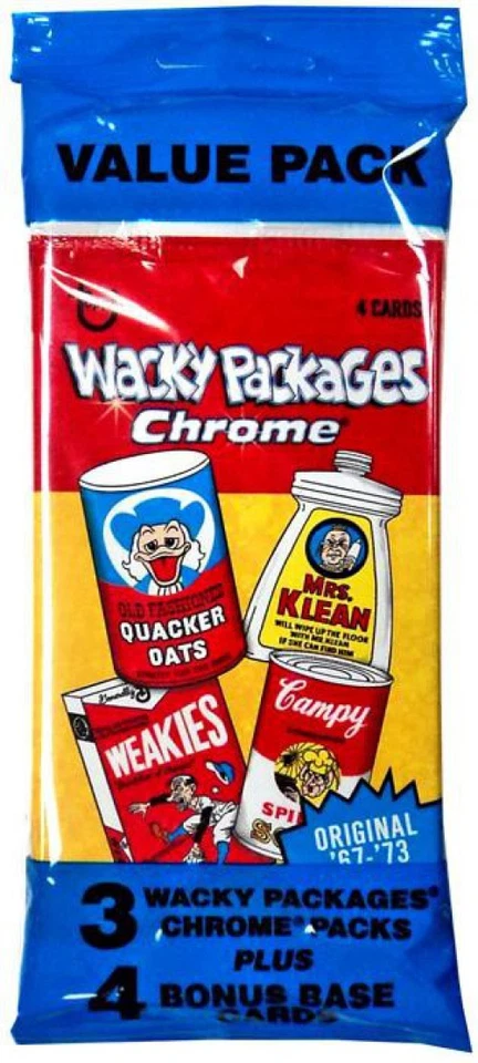2014 Wacky Packages Chrome Trading Card Value Pack - Image 1 of 1
