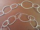 Silpada Bubble Up Sterling Silver Linked Necklace 38 Inches N2148
