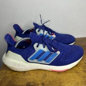 Scarpe da corsa Adidas UltraBoost 22 da uomo taglia 11,5 blu - Foto 1 di 6