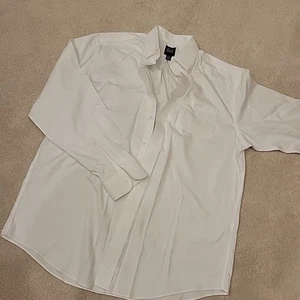 Camisa de vestir Jos.A.Bank Traveler’s de algodón blanca para hombre 16,5/35 excelente estado - Imagen 1 de 20