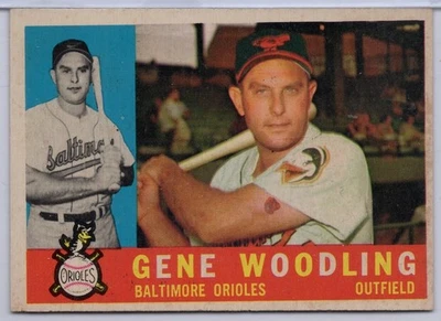 1960 Topps #190 Gene Woodling in EX Condition Orioles - Image 1 of 2