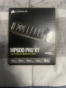 Corsair MP600 PRO XT 8TB Gen4 PCIe x4 NVMe M.2 SSD - Up to 7,000 MB/s - Afbeelding 1 van 1