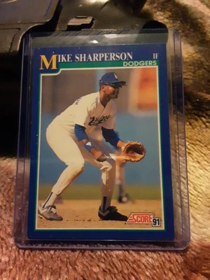 1991 Score - Mike Sharperson #546 - Image 1 of 4