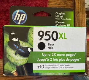 OEM Original HP 950XL Schwarz Tintenpatrone - VERSIEGELT - 2022 - VERSAND KOSTENLOS! - Bild 1 von 3