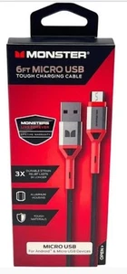 Monster 6ft Tough Micro Cable - Photo 1 sur 1