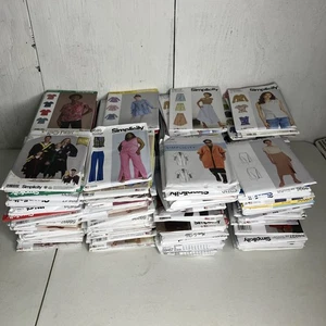 Vintage & Modern Simplicity Sewing Patterns Mixed Variety HUGE Lot Of ~200 - Picture 1 of 4