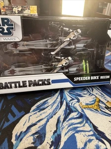 Star Wars - The Clone Wars Battle Packs Speeder Bike Recon Hasbro 2008 BRANDNEU! - Bild 1 von 18