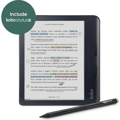 E-book Kobo Libra Colour Stylus 2 - Immagine 1 di 4