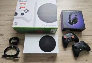 XBOX Series S, 2x Controller, Kopfhörer, Overpackung (Karton). GEREINIGT - Bild 1 von 7