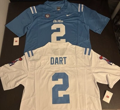 Ol Miss Rebels Jaxson Dart Vapor Limited Jersey! - Image 1 of 4