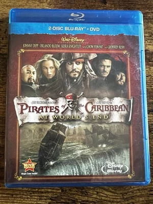 Pirates Of The Caribbean At Worlds End Blu-ray + DVD Very Good Ships Fast - Image 1 of 2