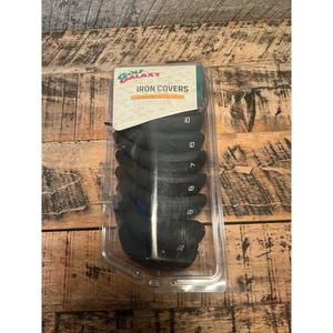 Golf Galaxy Iron Covers Set – Black Neoprene Club Head Covers Left Handed New - Picture 1 of 8