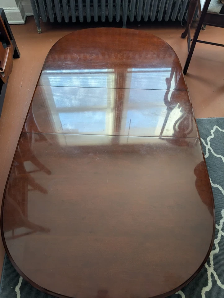 Cherry Dining Room and chairs 6 chairs, solid wood, excellent condition  - Image 1 of 3