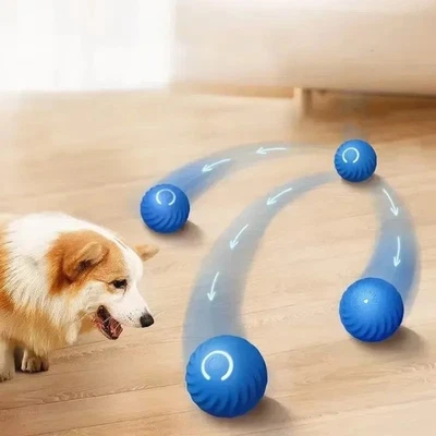 Smart Dog Toy Ball USB Electronic Interactive Pet Toy Automatic Moving Bouncing - Image 1 of 4