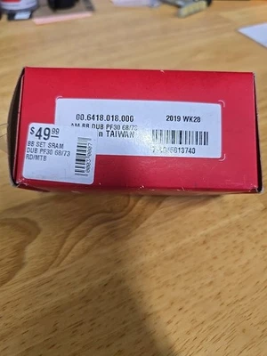 SRAM DUB PF30 Press Fit Bottom Bracket 68/73mm Road/Road Wide Mountain Bike BB - Image 1 of 3