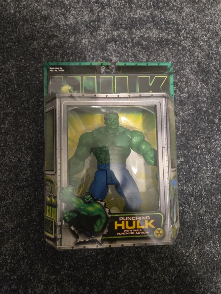 Incredible Hulk Punching Hulk Action Figure Marvel Superheroes New in Package - Image 1 of 4