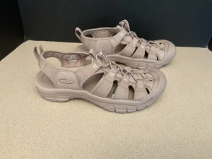 New! Womens Keen Newport H2 Monochrome/Fawn Waterproof Sport Sandals. Size 10. - Picture 1 of 9