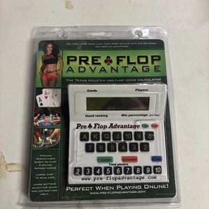 Pre Flop Advantage Texas Hold Em Game Odds Calculator VSL Innovations 2007 New - Picture 1 of 2