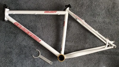 Sanderson Solist Singlespeed Steel 18" MTB Frame 26", 135mm QR, EBB+Spanner - Image 1 of 4