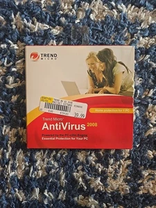 Trend Micro Antivirus 2008 Powered by PC-cillin Engine CD with Serial Number - Picture 1 of 3
