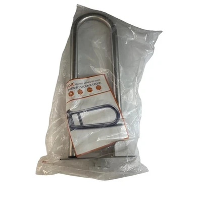 Складной настенный бар для ванной комнаты спальни серебристый новый - Изображение 1 из 4