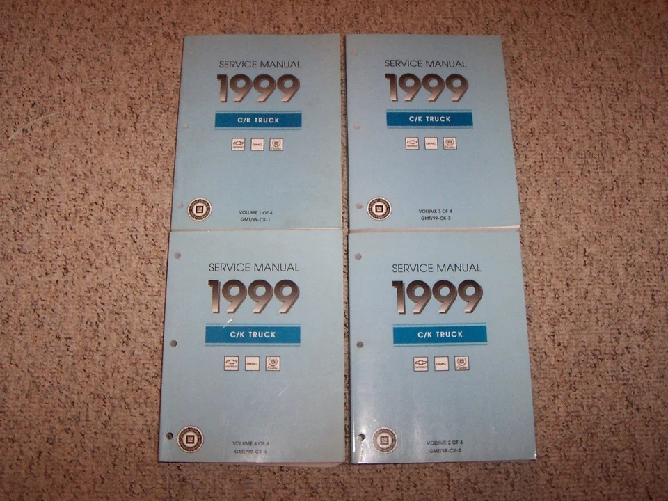 GMC Sierra Truck C2500 K2500 1999 manual de reparación de taller SL SLT SLE diésel Foto 1 de 1