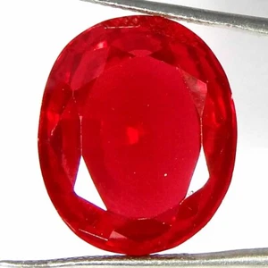 32.75CtsNatural 20x16x9 Imitation Ruby Oval Cut Cabochon Loose Gemstones - Picture 1 of 3