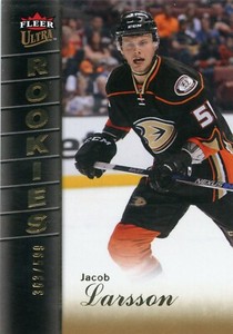  2016-17 Fleer Showcase Ultra Rookies #U-21 Jacob Larsson 363/599